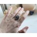 Purple Labradorite silver ring