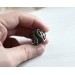 Purple Labradorite silver ring