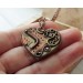 Steampunk Mechanic-Heart mixedmetal necklace