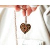 Steampunk Mechanic-Heart mixedmetal necklace