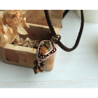 Tiger eye necklace