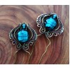 Venetian glass hair pins