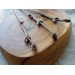 Copper hair-stick Lilac branch 