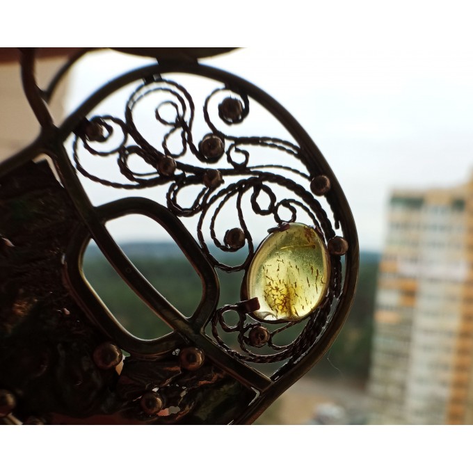 Filigree Apple necklace