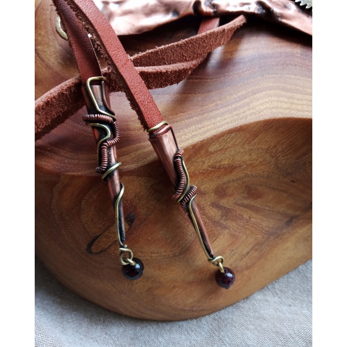 Steampunk styled bolo-tie