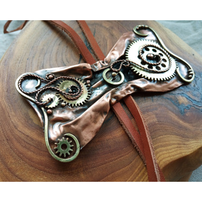 Steampunk bolo-tie 