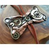 Steampunk styled bolo-tie