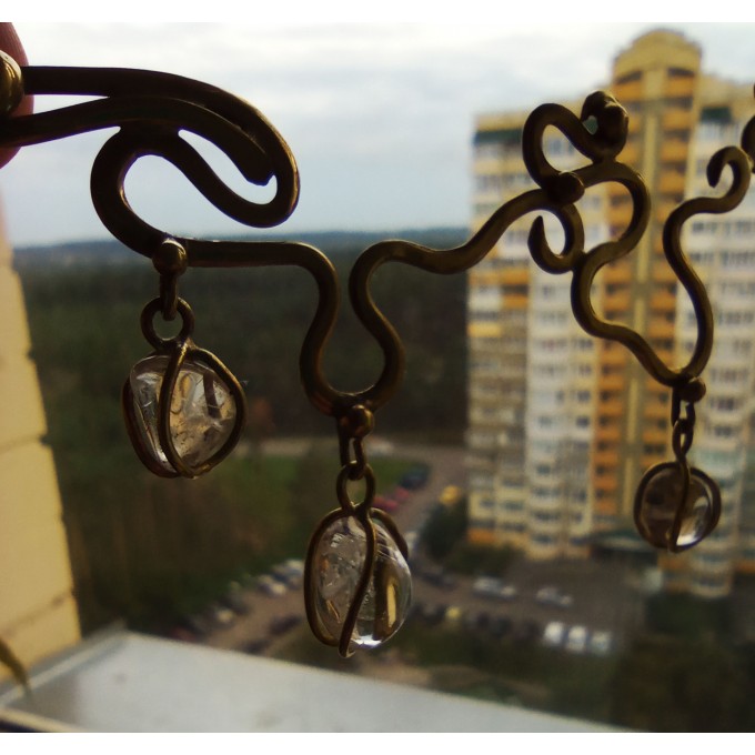 Liquid gold necklace