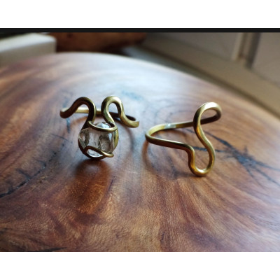 Liquid gold rings 
