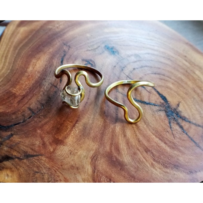 Liquid gold rings