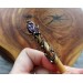 Copper painter's Brush hair-pin