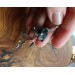 Silver orchid necklace with pearl