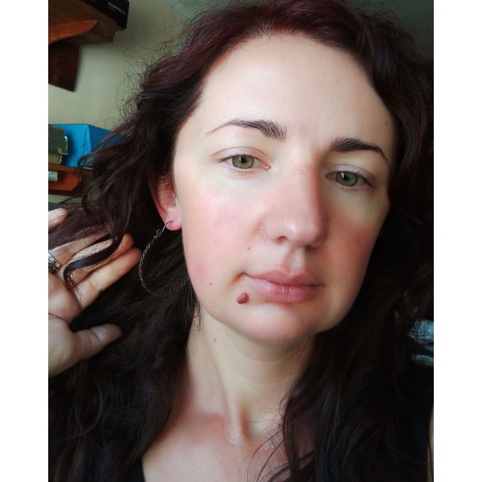 Copper wire wrap earrings viking style