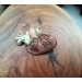 Copper-brass Heart brooch