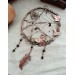 Spider web dream catcher copper wall decor 
