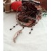 Spider web dream catcher copper wall decor 