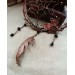 Spider web dream catcher copper wall decor 