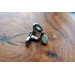 Silver earrings with opals