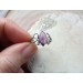 Silver celtic knot amethyst ring
