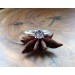 Silver ring with amethyst