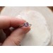 Silver ring with amethyst