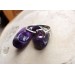 Silver ring with amethyst