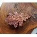 Copper oak hairclip