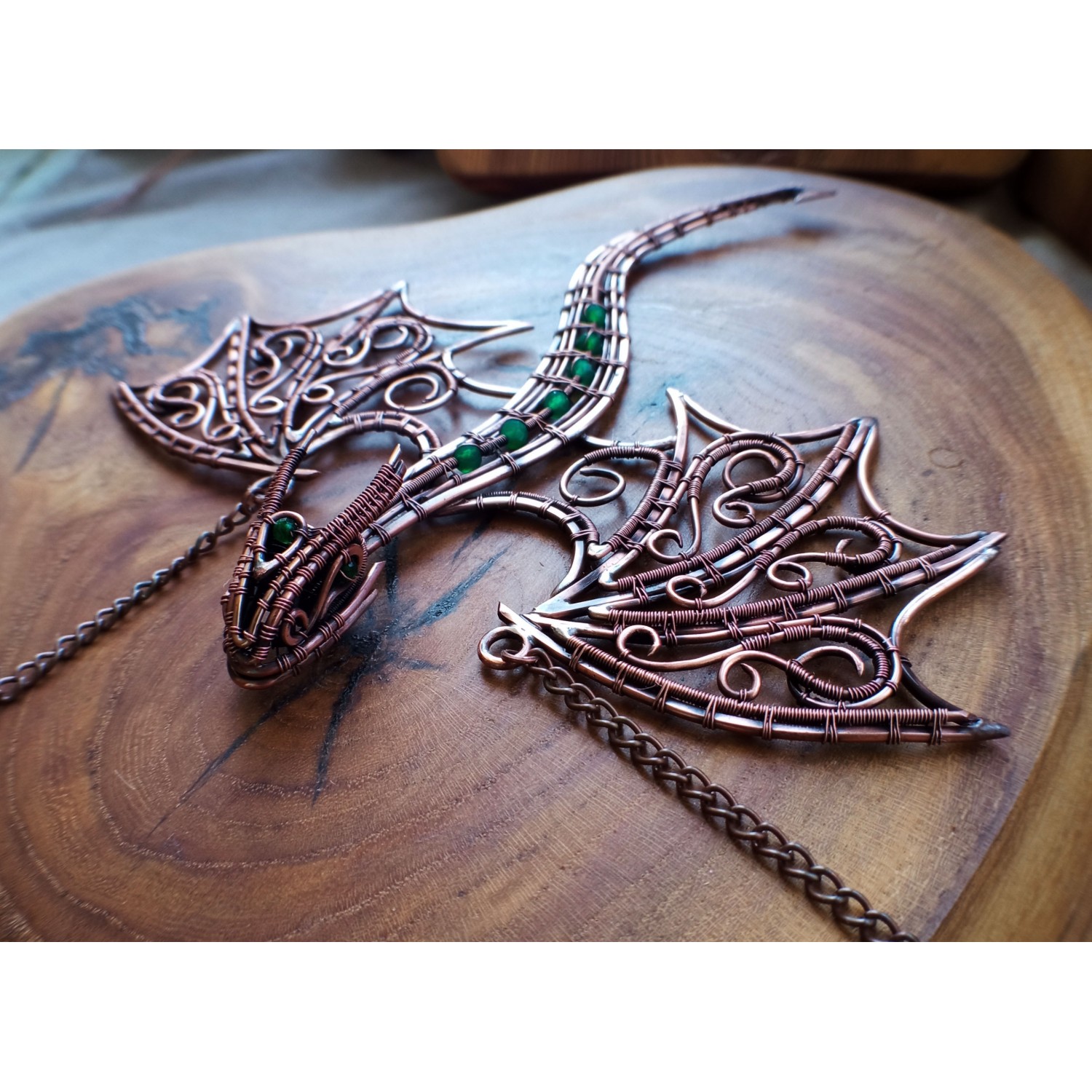 Wire wrapped dragon hotsell