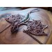 Green onyx wire-wrapped copper dragon