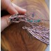 Green onyx wire-wrapped copper dragon