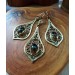 Smokey quartz filigree jewelry set