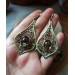 Smokey quartz filigree jewelry set