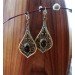 Smokey quartz filigree jewelry set
