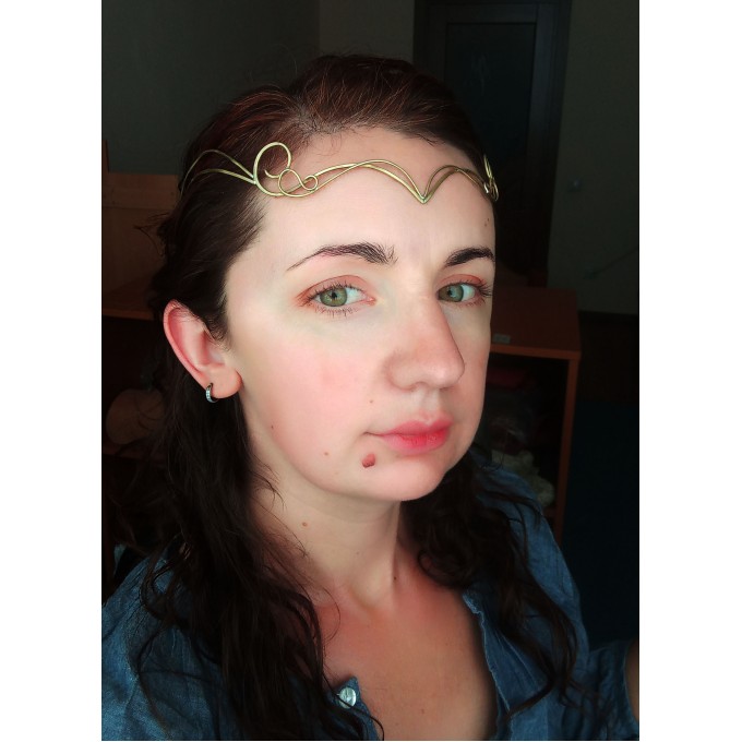 Elven brass tiara