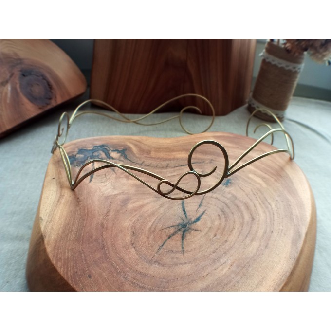 Elven brass tiara