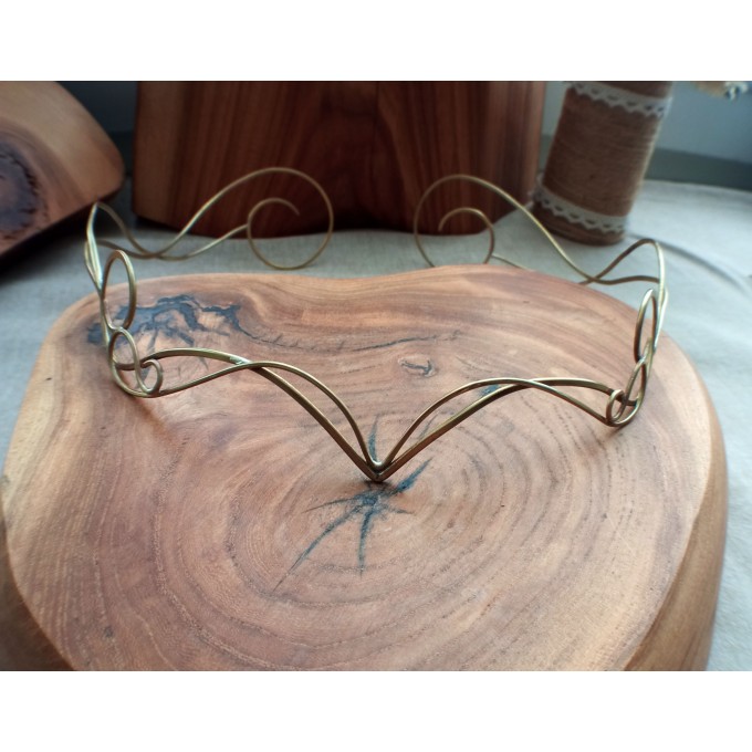 Elven brass tiara