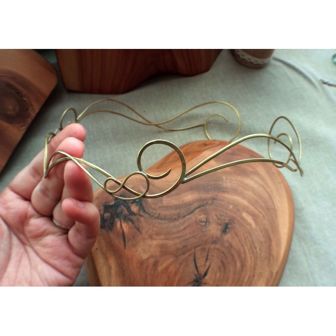Elven brass tiara