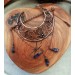 Moon hair-pin with amethyst
