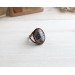 Copper ring with dendritic agate