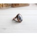 Copper ring with dendritic agate