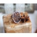 Copper filigree ring