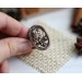Copper filigree ring