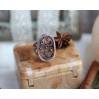 Copper filigree ring