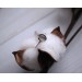Silver ring with grey moonstone