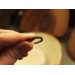 Brass filigree ring with rutile quartz