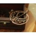 Copper celtic triquetra brooch