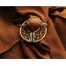 Copper celtic triquetra brooch