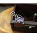 Silver wire wrap necklace with amethyst