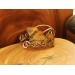 Copper ginkgo leaf bracelet
