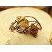 Copper ginkgo leaf bracelet